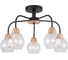 Люстра Freya rachel 5хe14x40w, металл, черный FR5092PL-05B 1