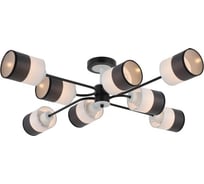 Люстра Freya sides 8хe27x60w, металл, черно-белый FR5137PL-08WB