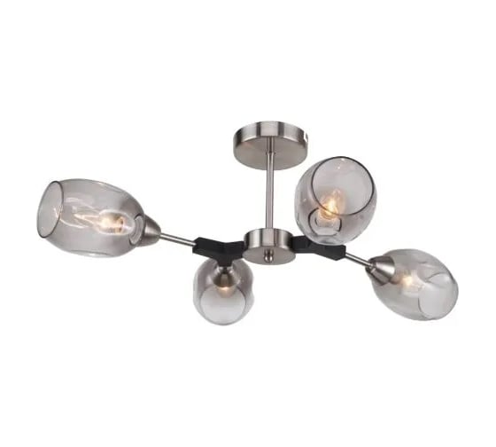Люстра Freya ollison 4хe14x40w, металл, никель FR5061PL-04N