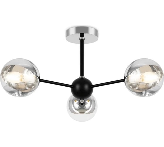 Подвесной светильник Freya sonnet 3хe14x40w, металл, черный и хром FR5271PL-03B