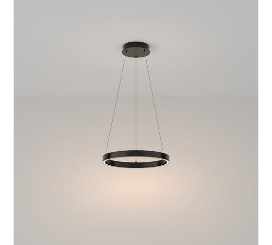 Подвесной светильник MAYTONI rim led 25w алюминий черный MOD058PL-L22B3K