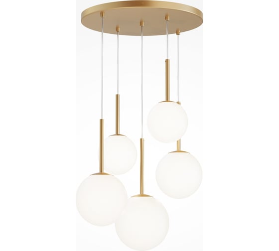 Подвесной светильник MAYTONI basic form 5хe14x40w металл золото MOD321PL-05G1