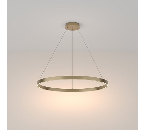 Подвесной светильник MAYTONI rim led 51w алюминий латунь MOD058PL-L42BS3K
