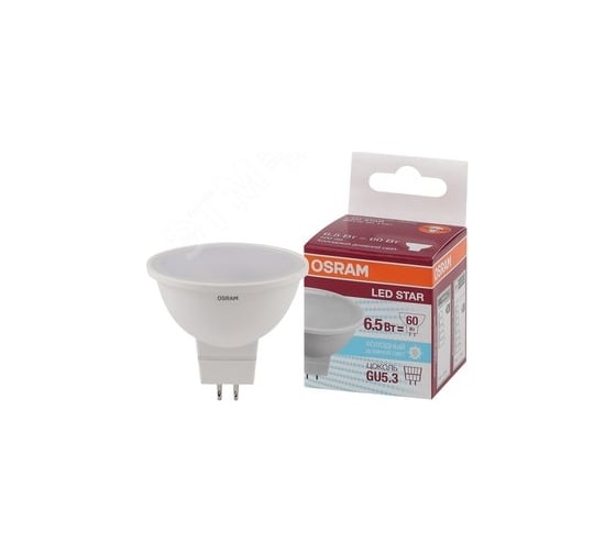 Светодиодная лампа Osram LSMR1660110 6,5W/865230VGU5.310x1 4058075480612