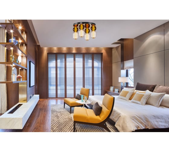 Потолочный светильник MAYTONI drop led 60w металл золото MOD273CL-L60G3K