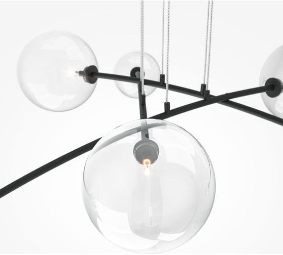 Подвесной светильник MAYTONI mood 6хg4x20w металл черный MOD172PL-06B