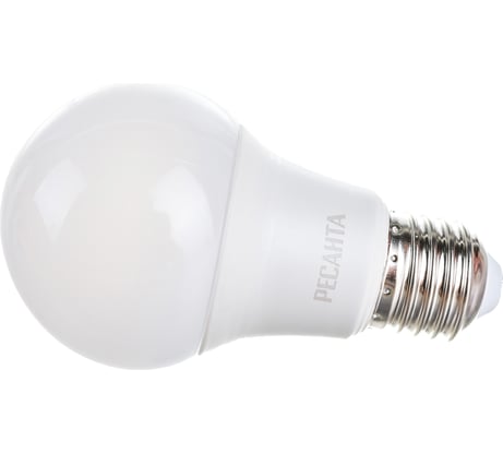 Светодиодная лампа Ресанта LL-R-A60-9W-230-4K-E27 (груша, 9Вт, нейтр., Е27) 76/1/14