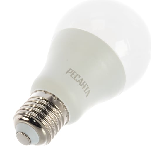 Светодиодная лампа Ресанта LL-R-A65-15W-230-3K-E27 (груша, 15Вт, тепл., Е27) 76/1/19