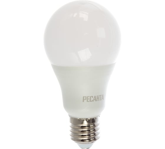 Светодиодная лампа Ресанта LL-R-A65-15W-230-3K-E27 (груша, 15Вт, тепл., Е27) 76/1/19