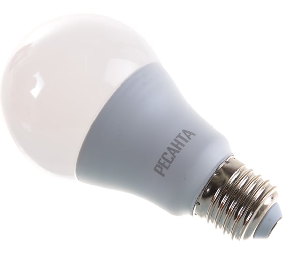 Светодиодная лампа Ресанта LL-R-A65-15W-230-4K-E27 (груша, 15Вт, нейтр., Е27) 76/1/20