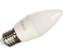 Светодиодная лампа Ресанта LL-R-C37-6W-230-3K-E27 (свеча, 6Вт, тепл., Е27) 76/1/9
