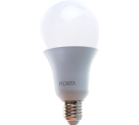 Светодиодная лампа Ресанта LL-R-A80-20W-230-4K-E27 (груша, 20Вт, нейтр., Е27) 76/1/22