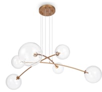 Подвесной светильник MAYTONI mood 6хg4x20w металл латунь MOD172PL-06BS