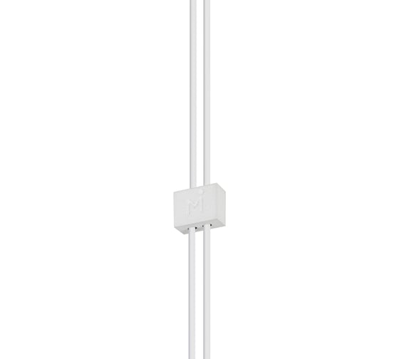 Подвесной светильник MAYTONI supersymmetry led 17w алюминий и пластик белый P096PL-L11WK