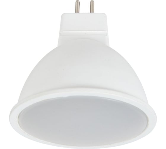 Светодиодная лампа Ecola Mr16 led 5,4w, 220v, gu5.3, 2800k, матовая, 48x50 M2RW54ELB