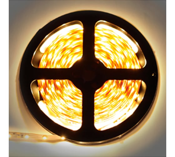 Светодиодная лента на катушке Ecola Led strip pro 4,8w/m, 12v, ip65, 8mm, 60led/m, 2800k, 6lm/led, 360lm/m, 5м P5LW05ESB