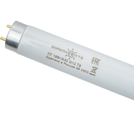 Люминесцентная лампа Формула Света ЛТ 18 Вт / 830 G13 T8 25x1 ФС FGLL30000007263