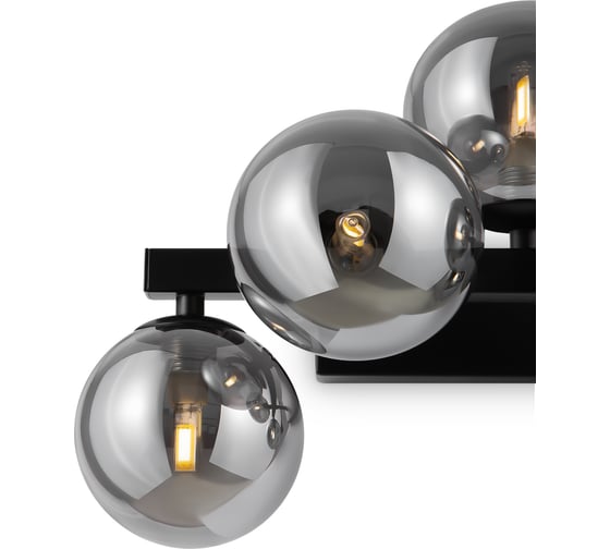Настенный светильник (бра) MAYTONI dallas 5хg9x28w металл черный MOD547WL-05B