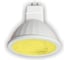 Светодиодная лампа Ecola Mr16 led color 9,0w, 220v, gu5.3, yellow, желтый, насыщенный цвет, прозрачная, 47x50 M2CY90ELT 2