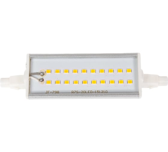 Светодиодная лампа Ecola Projector led lamp premium 14,0w, f118, 220v, r7s, 2800k, алюминиевый радиатор, 118x20x32 J7SW14ELC 1
