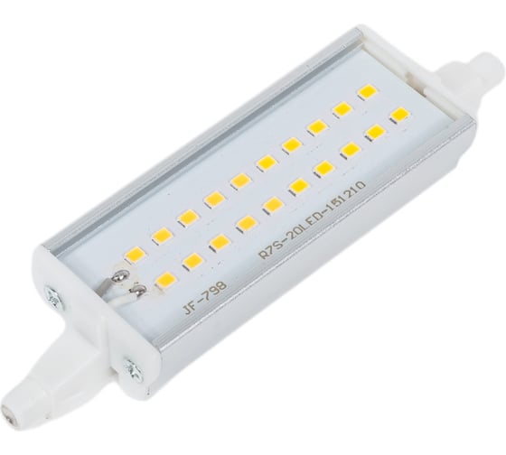 Светодиодная лампа Ecola Projector led lamp premium 14,0w, f118, 220v, r7s, 2800k, алюминиевый радиатор, 118x20x32 J7SW14ELC