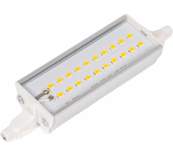 Светодиодная лампа Ecola Projector led lamp premium 14,0w, f118, 220v, r7s, 2800k, алюминиевый радиатор, 118x20x32 J7SW14ELC
