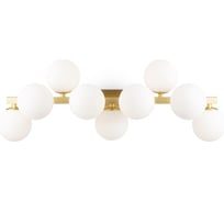 Настенный светильник (бра) MAYTONI dallas 9хg9x28w металл золото MOD547WL-09BS