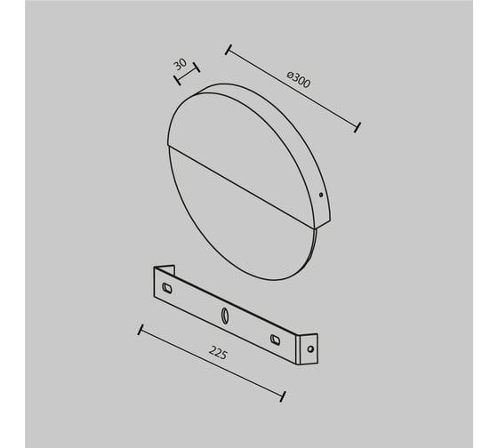 Настенный светильник (бра) MAYTONI jupiter led 6w металл латунь MOD320WL-L6BS3K1