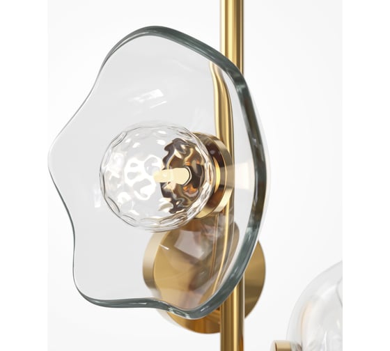 Настенный светильник (бра) MAYTONI miracle 2хg9x28w металл латунь MOD207WL-02BS