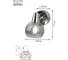 Спот Rivoli 7007701 Gocce W1 CR 1хE14 40W Б0038121 4