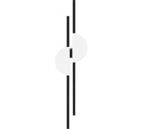 Настенный светильник (бра) MAYTONI skyline led 23w алюминий черный MOD179WL-L22W4K1