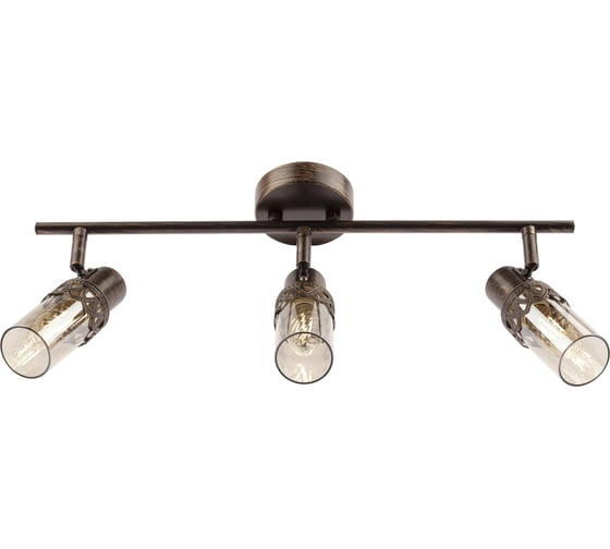 Спот Rivoli 7018703 Lodi W3 черный с золотом Е14 3х40W Б0044756