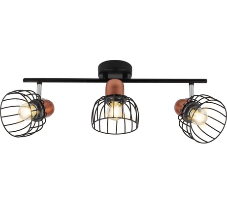 Спот Rivoli 7016703 Adro W3 черный Е27 3х40W Б0044777