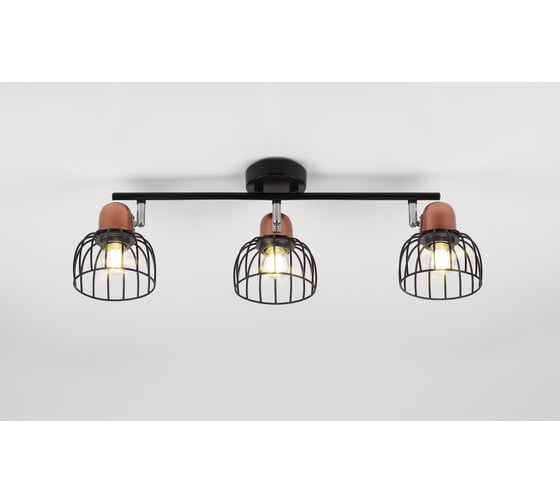 Спот Rivoli 7016703 Adro W3 черный Е27 3х40W Б0044777