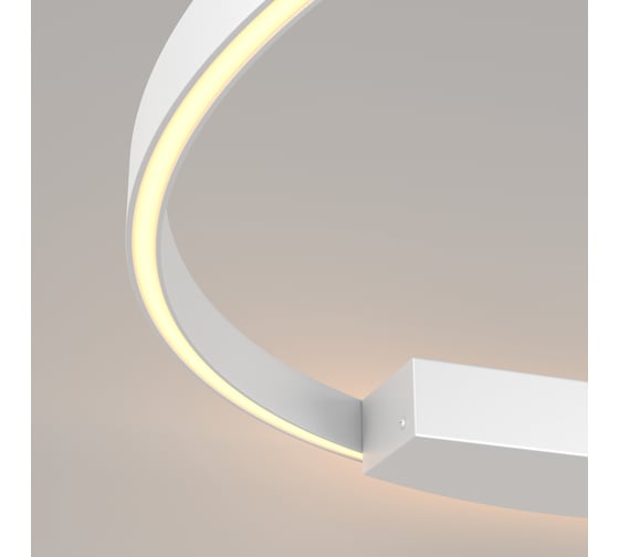 Настенный светильник (бра) MAYTONI rim led 51w алюминий белый MOD058WL-L50W3K