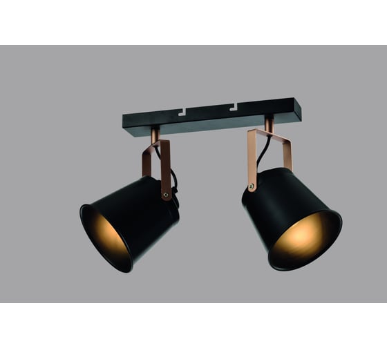 Спот Rivoli 7015702 Acuto W2 черный Е27 2х40W Б0044768