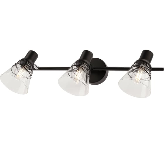 Спот Rivoli 7017703 Adria W3 черный Е14х3 40W Б0044773