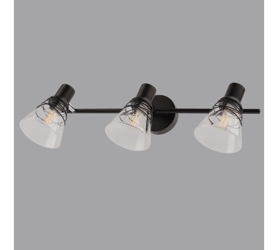 Спот Rivoli 7017703 Adria W3 черный Е14х3 40W Б0044773