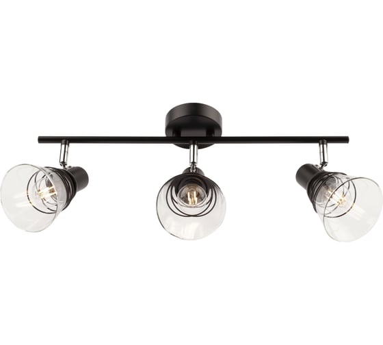 Спот Rivoli 7017703 Adria W3 черный Е14х3 40W Б0044773