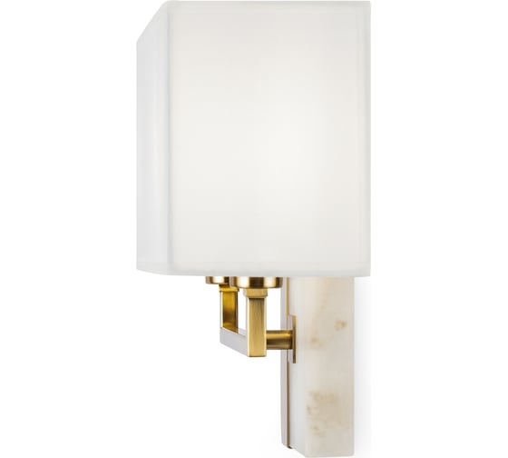 Настенный светильник (бра) MAYTONI bianco 2хe14x60w металл и алебастр латунь Z030WL-02BS