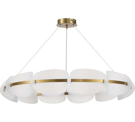 Подвесная люстра ST luce золотистый/белый led 1x65w 3000k, SL1304.203.65