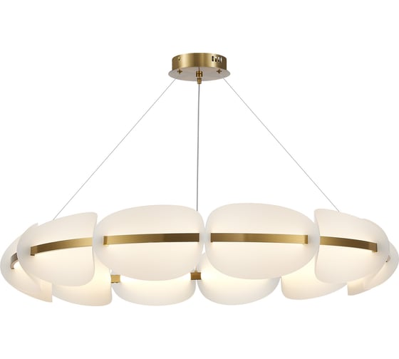 Подвесная люстра ST luce золотистый/белый led 1x65w 3000k, SL1304.203.65