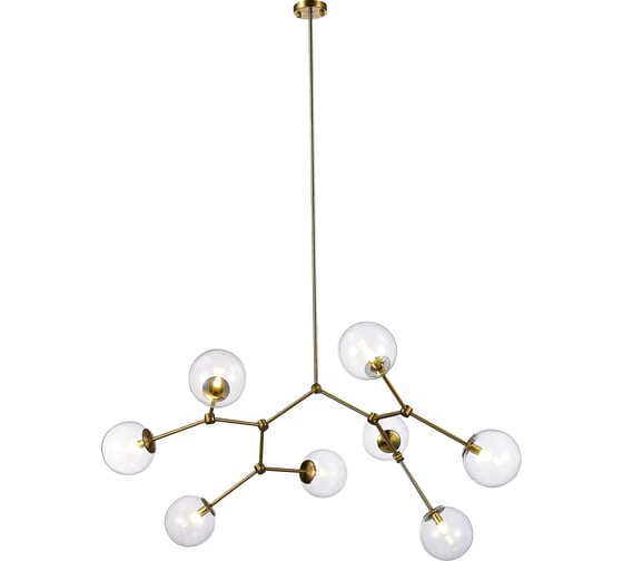 Подвесная люстра ST luce золотистый/прозрачный e14 8x40w, SL1506.203.08