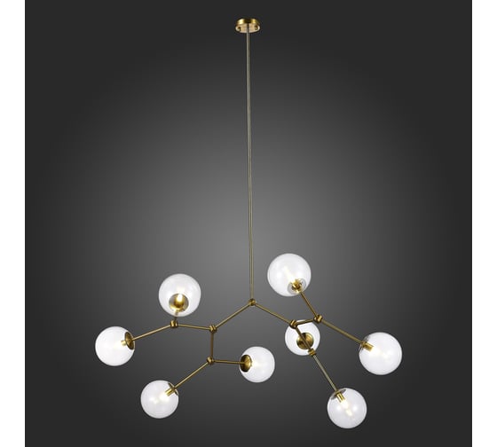 Подвесная люстра ST luce золотистый/прозрачный e14 8x40w, SL1506.203.08