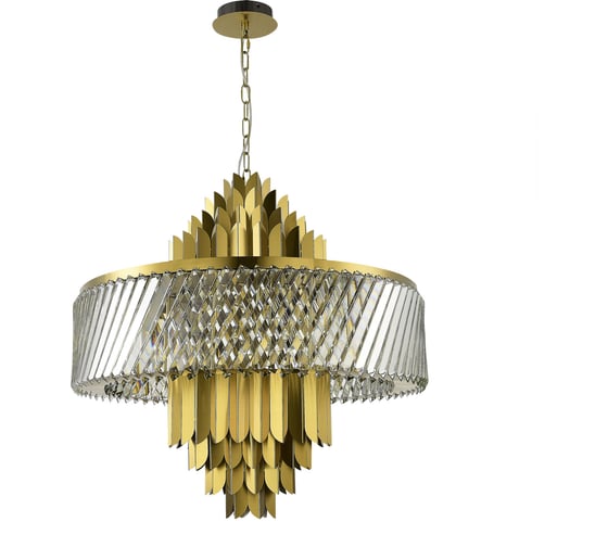 Подвесная люстра ST luce латунь/прозрачный e14 13x40w, SL1635.303.13