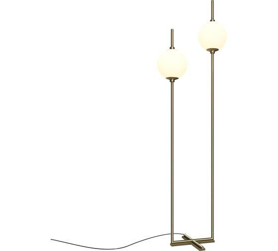 Напольный светильник (торшер) MAYTONI the sixth sense led 12w металл латунь Z020FL-L12BS3K