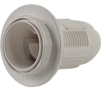 Патрон Smartbuy Е27 пластиковый с кольцом, термостойкий пластик, белый SBE-LHP-sr-E27