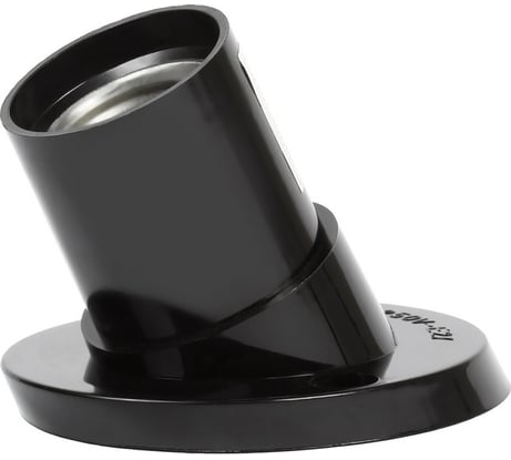 Патрон Smartbuy карболитовый настенный, Е27, черный, наклонный SBE-LHB-w-E27