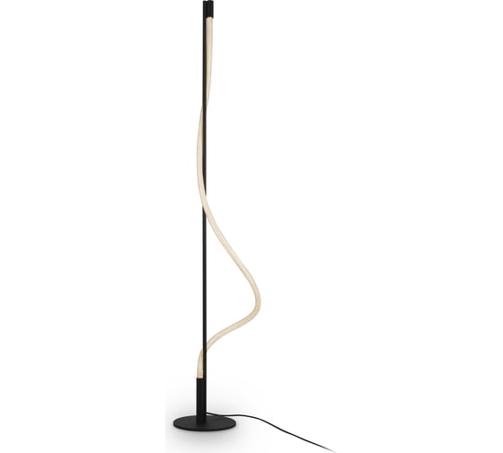 Напольный светильник (торшер) MAYTONI tau led 15w алюминий черный MOD166FL-L15B3K
