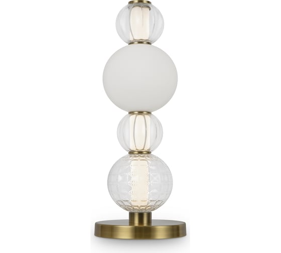 Настольный светильник MAYTONI collar led 18w металл и акрил золото MOD301TL-L18G3K